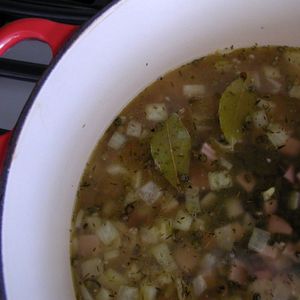 "Bonne Année" Lentil Soup for New Year's